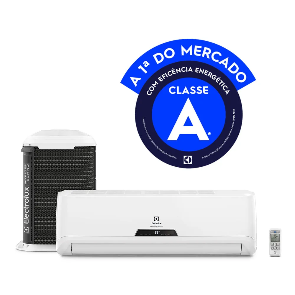 Ar-Condicionado Split Electrolux Inverter 22.000 BTUs Frio com Função Eco (QI22F/QE22F)