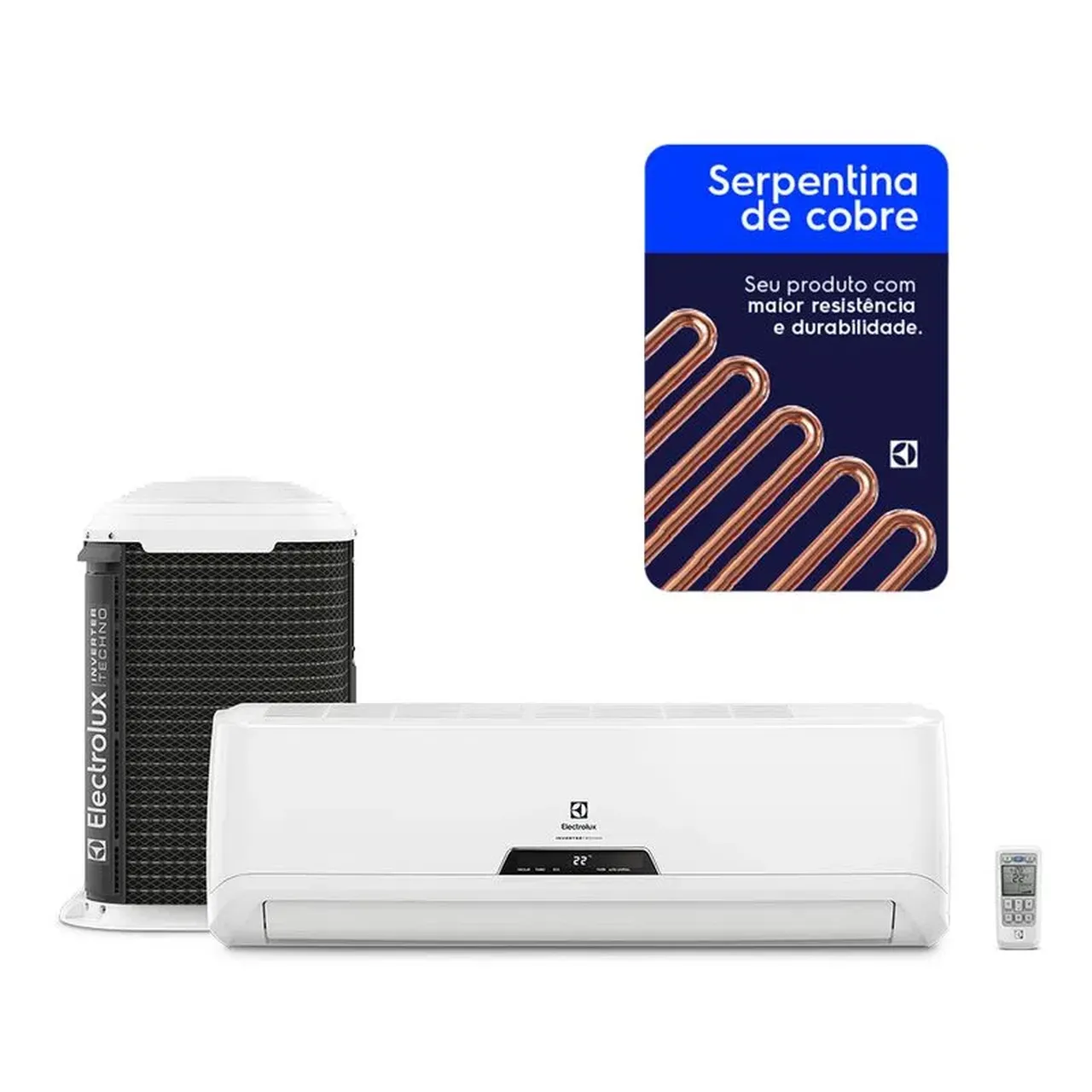 Ar-Condicionado Split Electrolux Inverter 18.000 BTUs Quente/Frio (QI18R/QE18R)