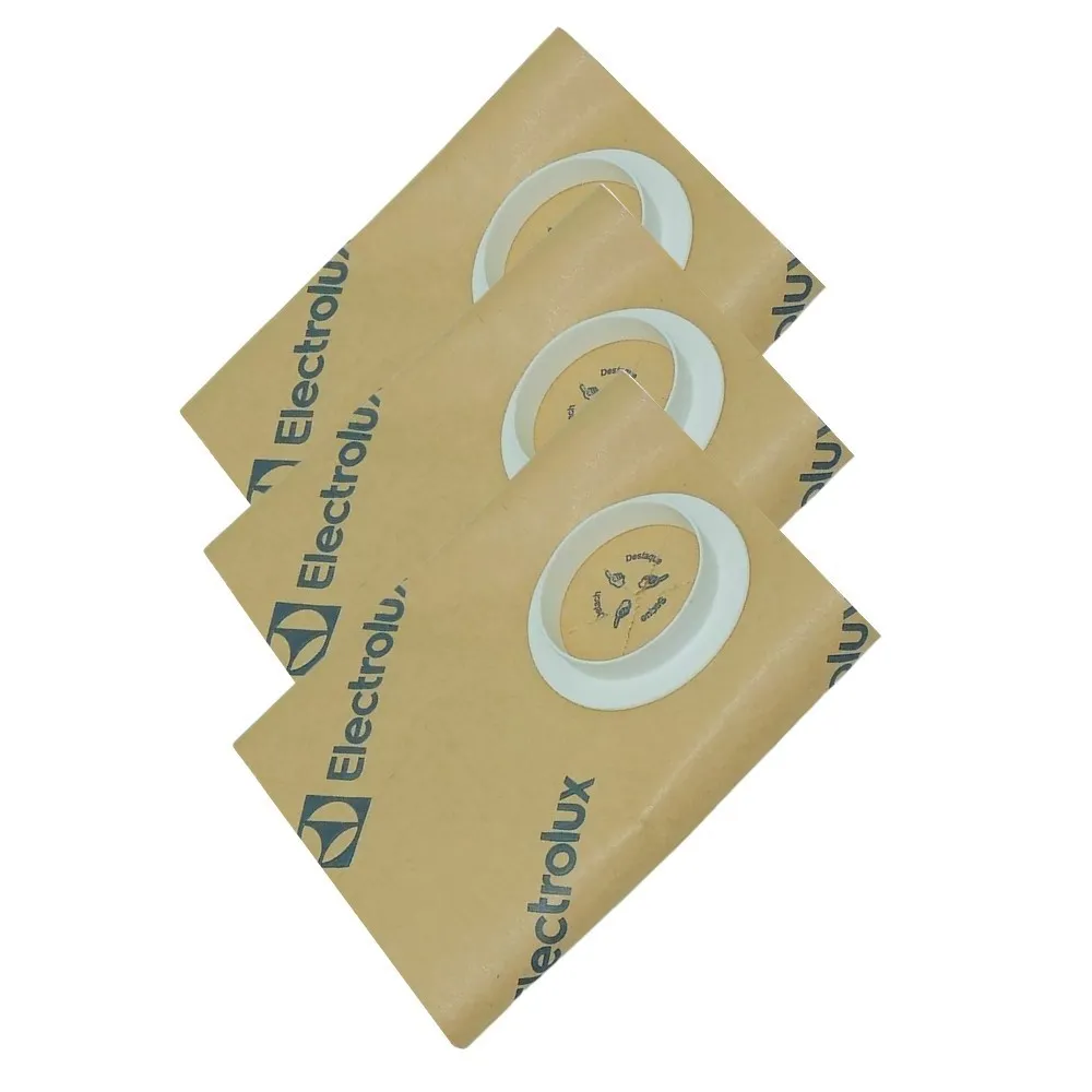 Kit 3 Sacos de aspirador de pó - Modelos A20, A20L, A20S e GT3000 produzidos antes de 2010 (CSE19) Electrolux