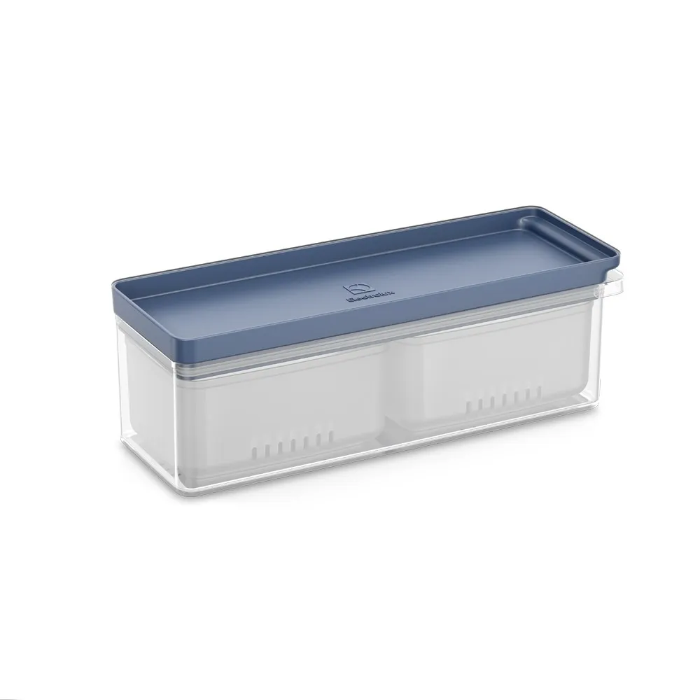 Organizador de Geladeira Electrolux Experience com Cesto Escorredor 2,3L