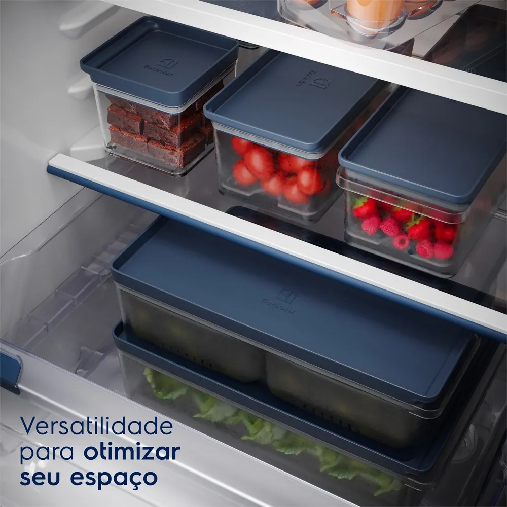 Organizador de Geladeira Electrolux Experience com Cesto Escorredor 2,3L