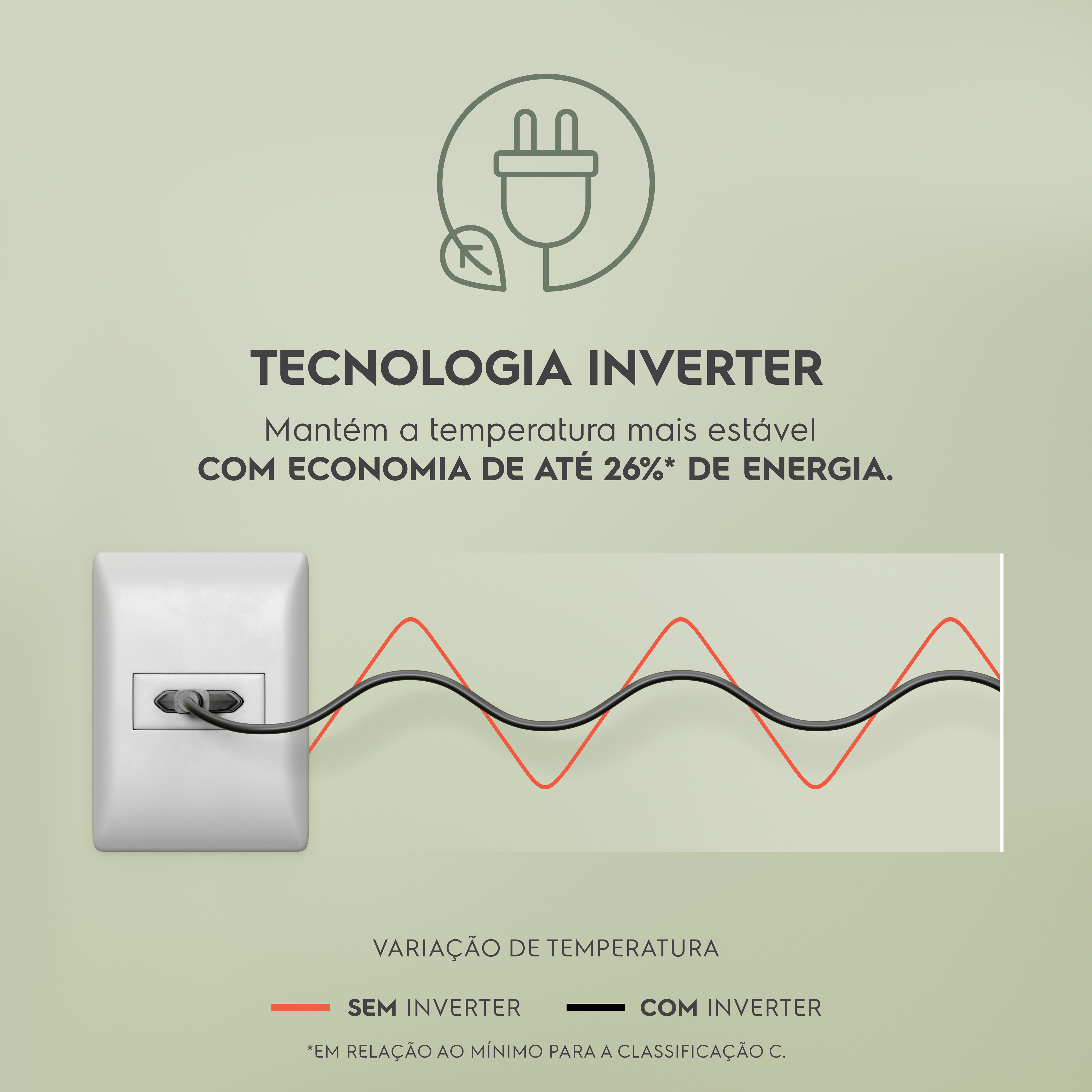 Geladeira Electrolux Frost Free Inverter 400L Efficient AutoSense e Rapid Freeze Inverse Inox Look (IB6S)