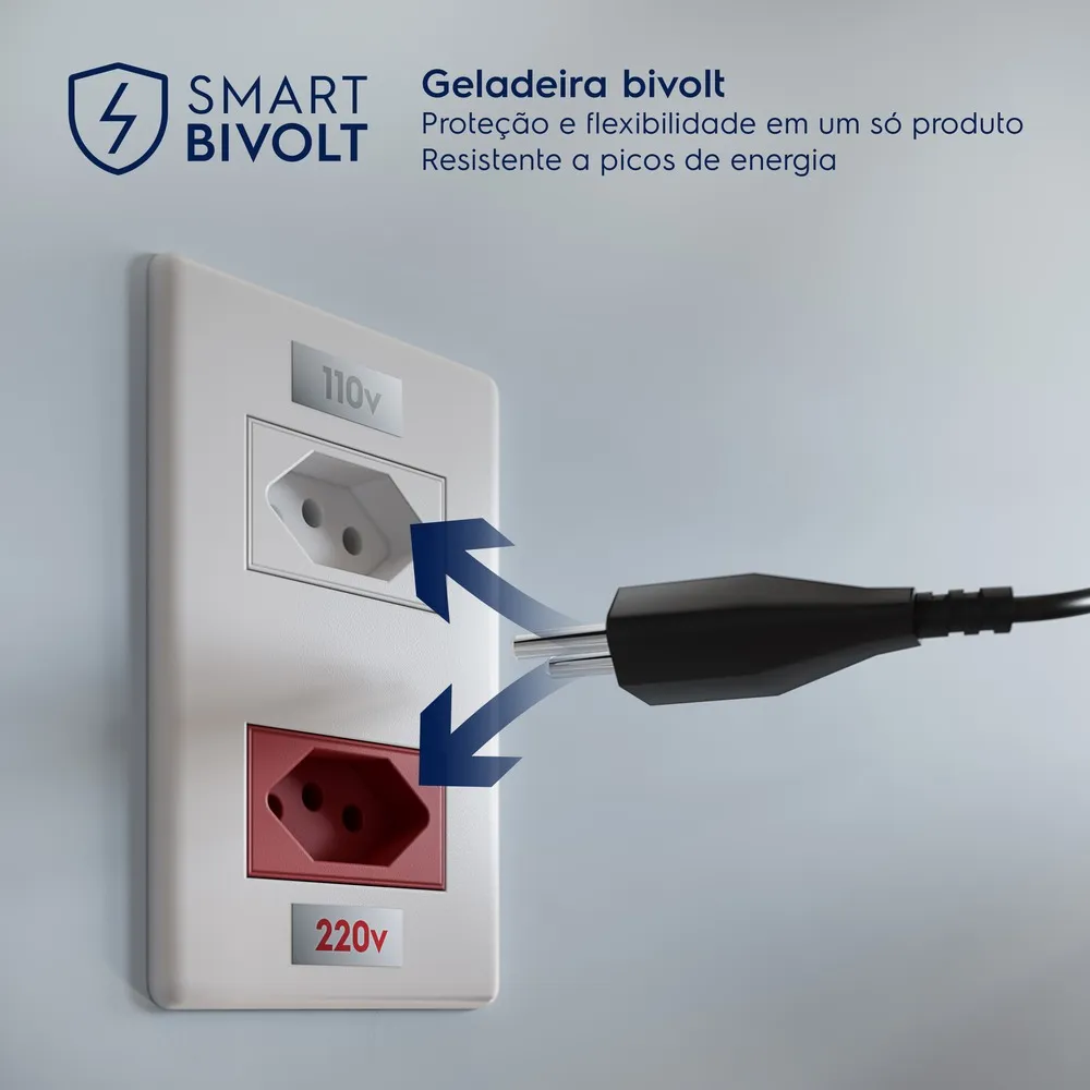Geladeira Electrolux Frost Free Bivolt 624L Efficient com AutoSense Side by Side Inox Look (ES60S)