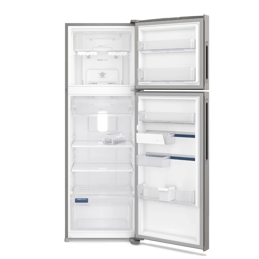 Geladeira Electrolux Frost Free Duplex Efficient com AutoSense cor Inox Look 390L (IF43S)