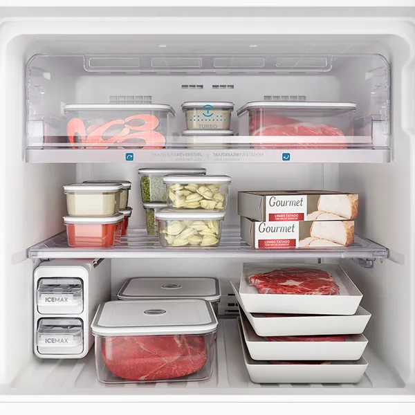 Geladeira Electrolux Frost Free 474L Duplex Cor Inox (TF56S)