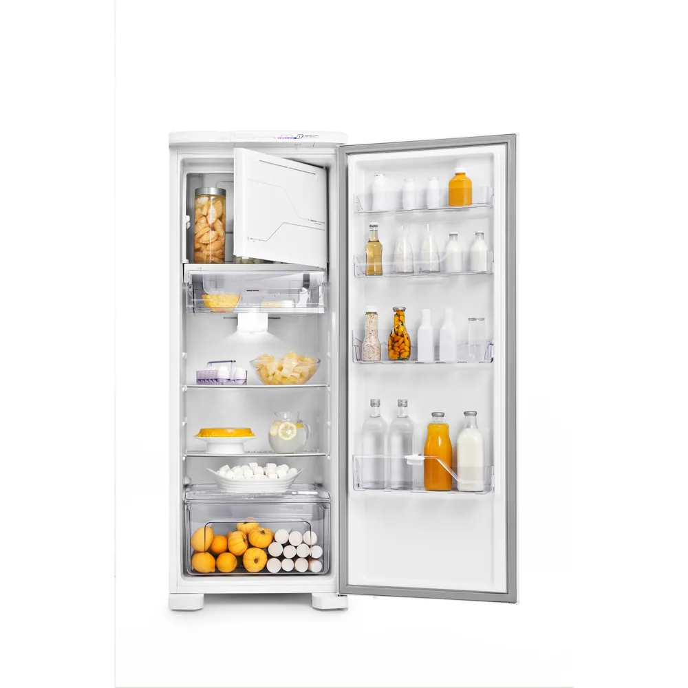 Geladeira Electrolux Frost Free 322L Painel Blue Touch Uma Porta Branca (RFE39)