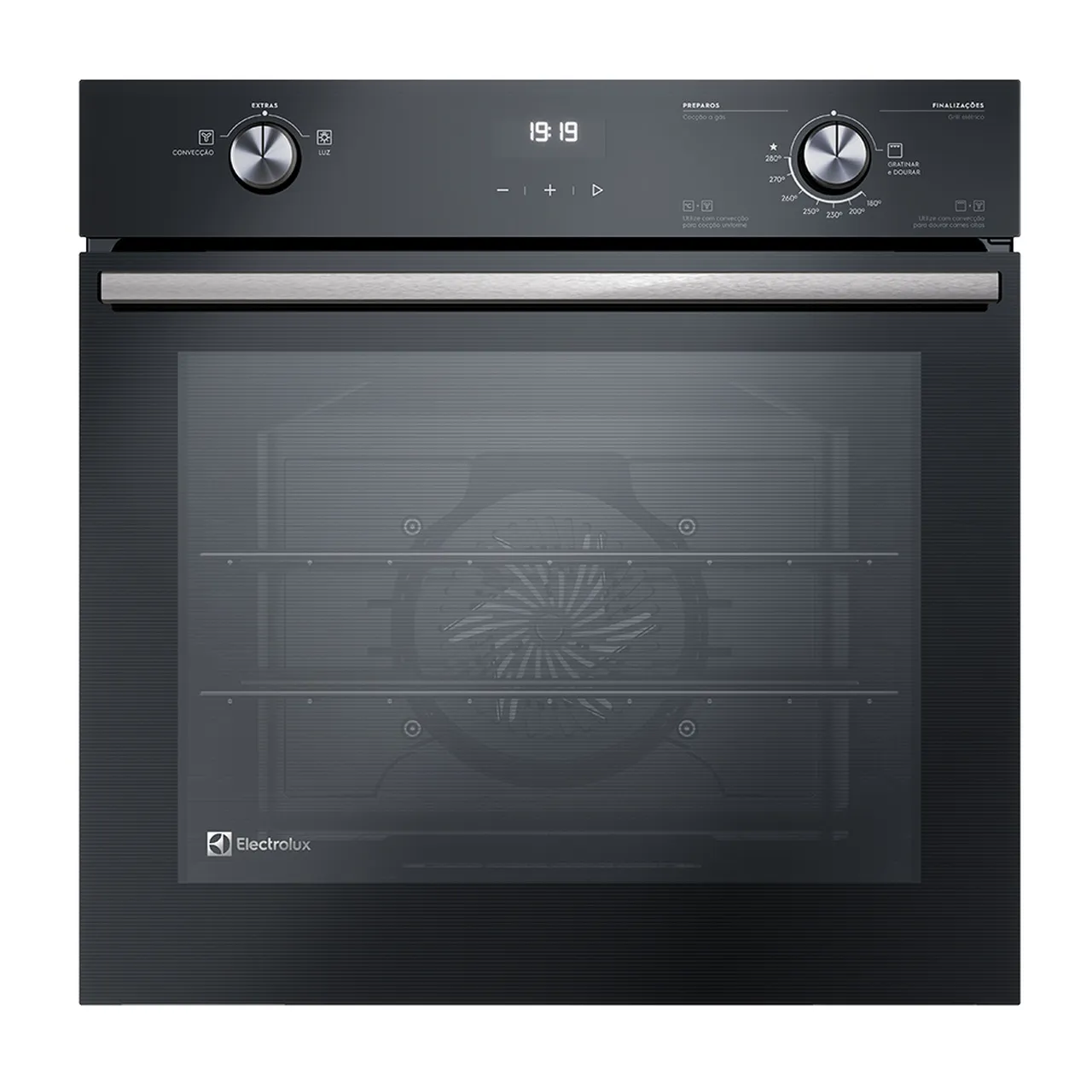 Torre de Cocção com Micro-ondas de Embutir 34l Experience + Forno de Embutir a Gás 80L Efficient com PerfectCook360 Electrolux (ME3BP+OE8GH)