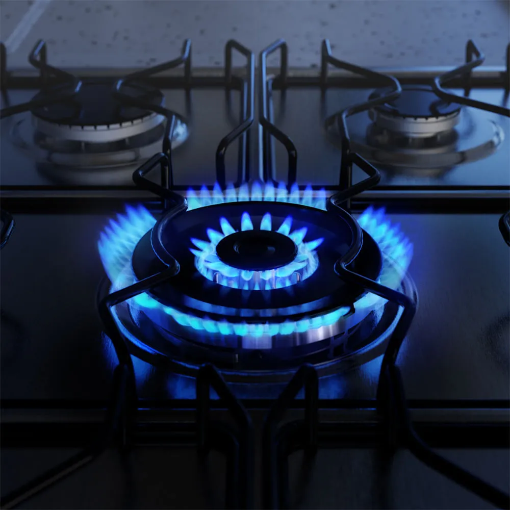 Fogão 5 bocas Electrolux Preto Experience Mesa de Vidro, Grill e PerfectCook360 (FE5CB)