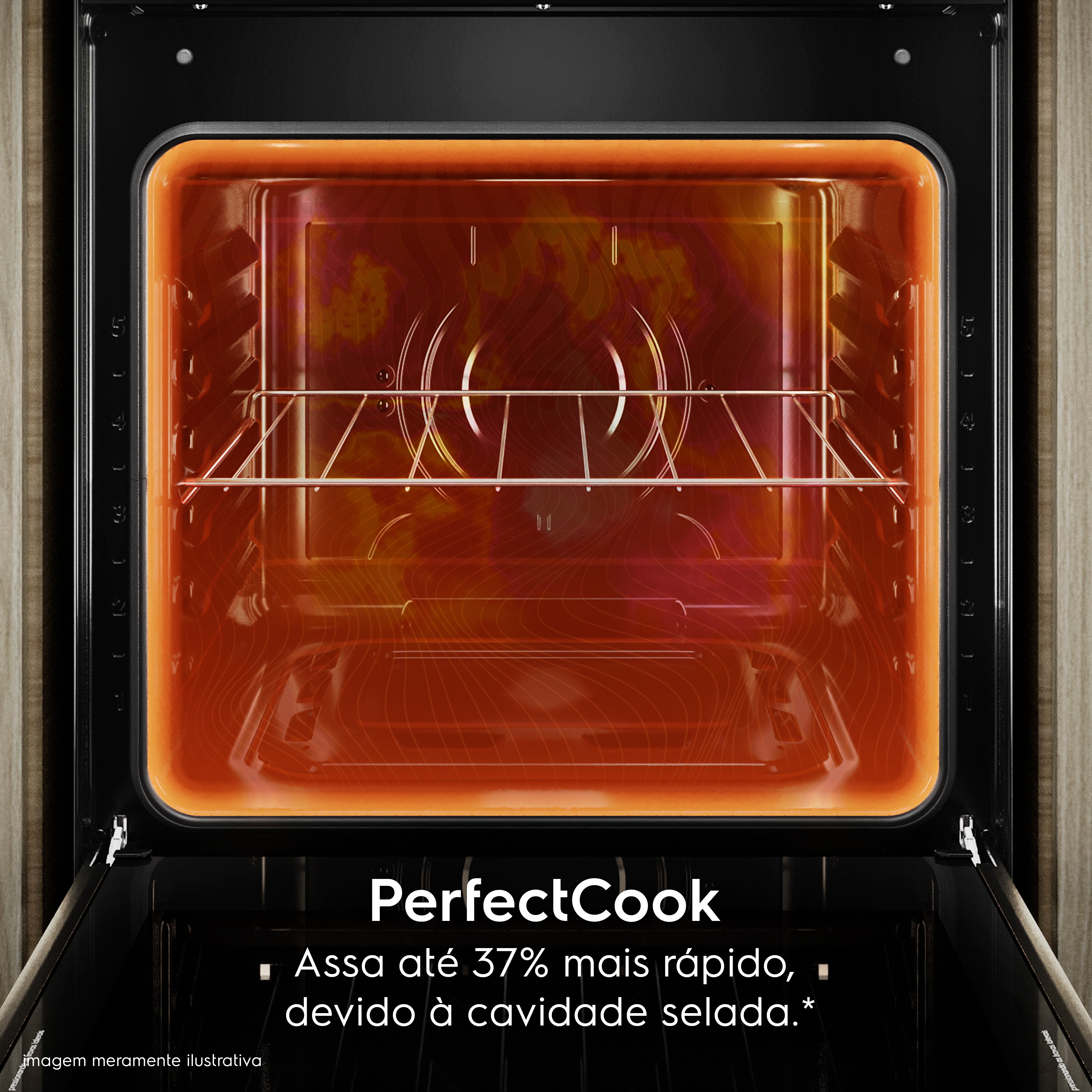 Fogão 4 bocas Electrolux Efficient Branco Mesa Inox, PerfectCook e VaporBake® (FE4IW)