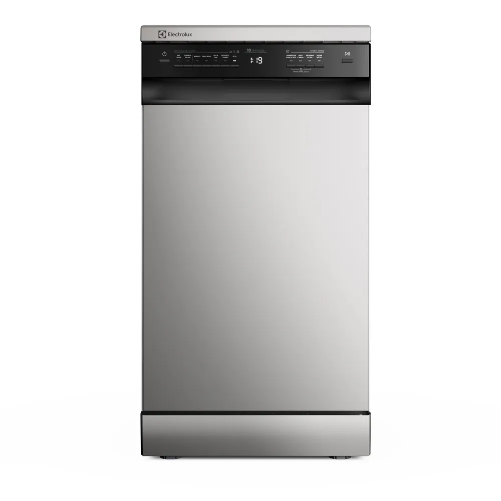 Lava-Louça Electrolux 10 Serviços Inox com Programa Lava & Seca 50 min (LS10E)