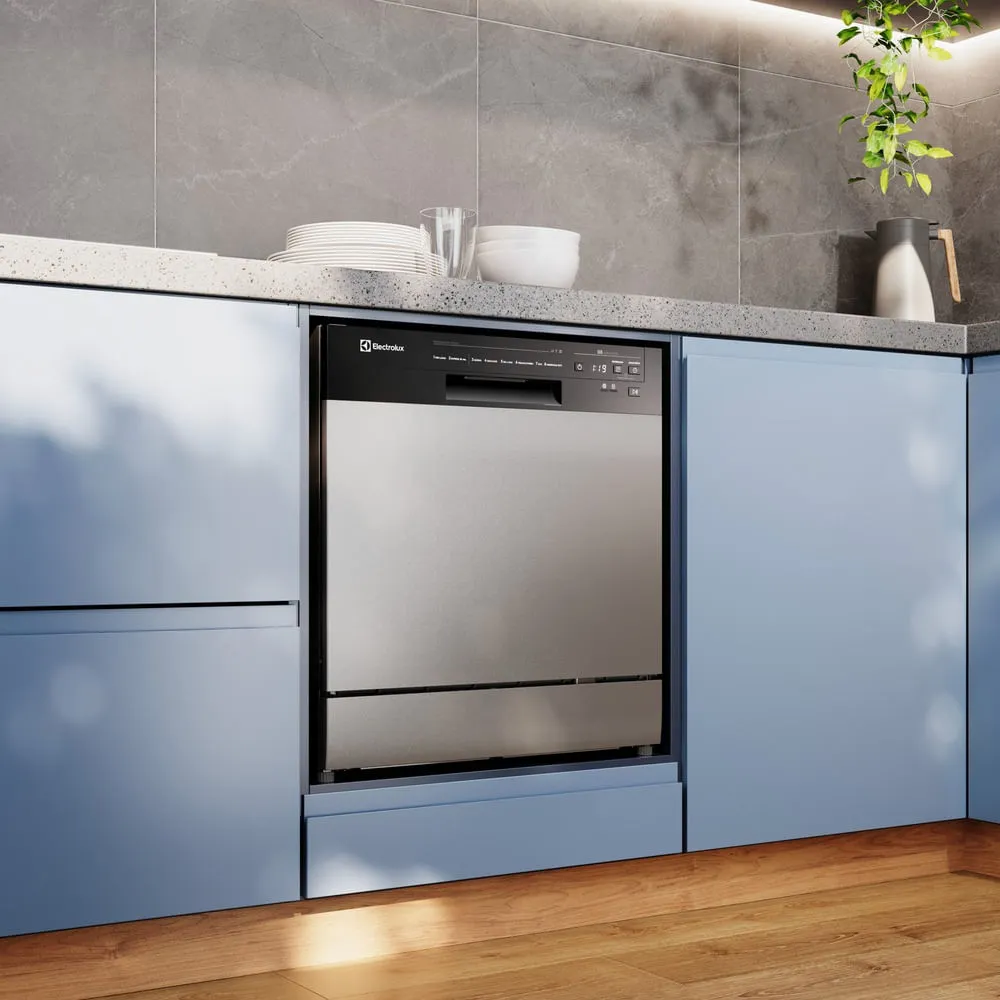 Lava-Louça Electrolux 8 Serviços Inox com Programa Lava & Seca 50 min (LS08E)