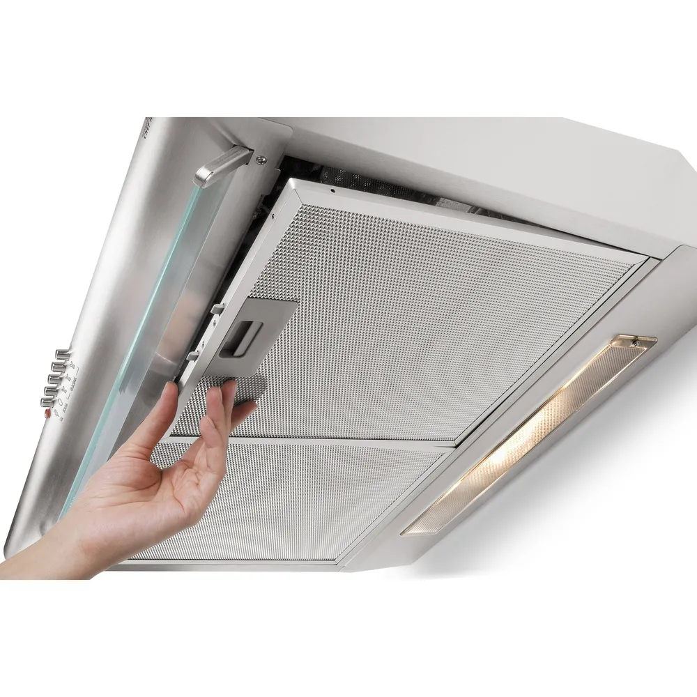 Depurador de Ar Parede Electrolux 60cm Inox com Filtro Lavável e Máscara Captadora de Ar (DE60X)