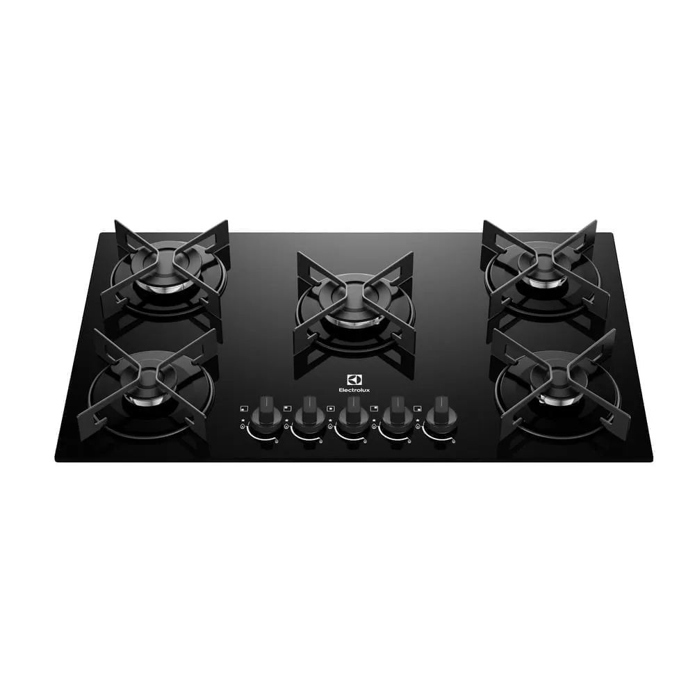 Kit Cooktop 5 Bocas a Gás Efficient (KE5GR) + Forno de Embutir Elétrico 80L Efficient (OE8EL) Electrolux