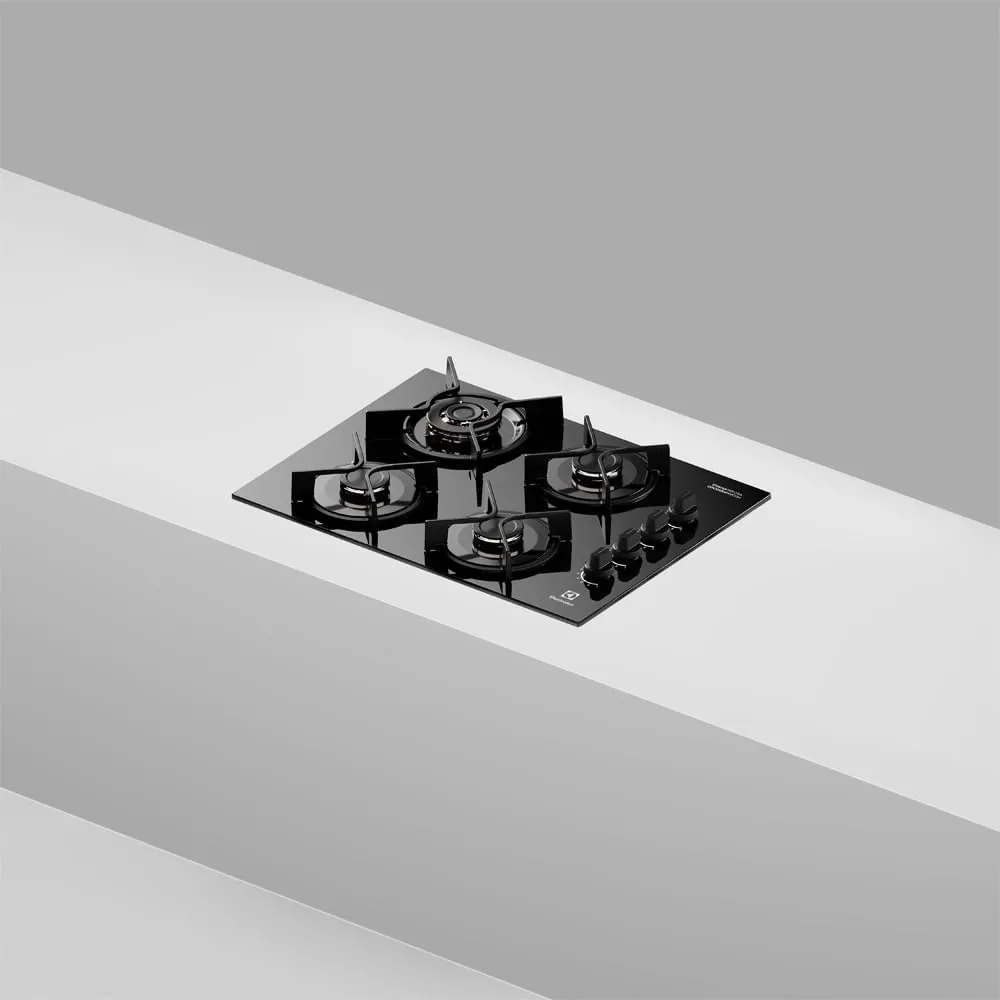 Kit Cooktop 4 Bocas a Gás Experience (KE4GC) + Forno de Embutir Elétrico 50L Experience (OE5EA) Electrolux