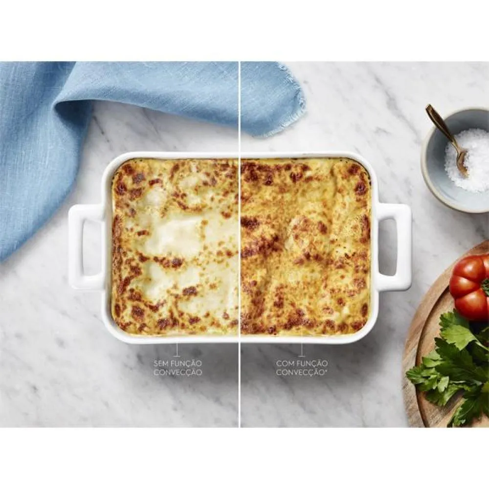 Forno de Embutir Electrolux Multifuncional 43L 2 em 1 com Micro-ondas Preto (ME4EP)