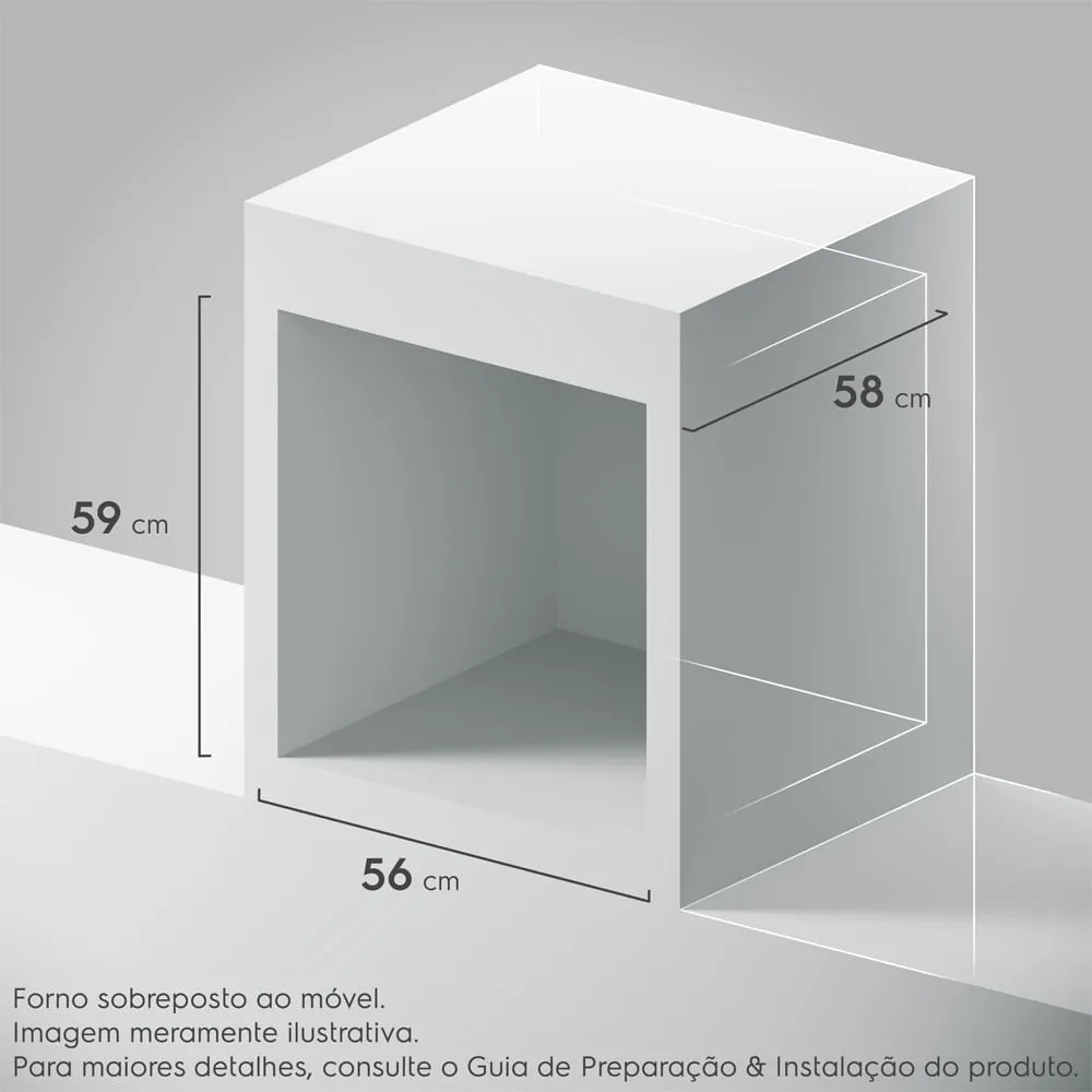 Forno de Embutir Electrolux Elétrico 80L Efficient com PerfectCook360 Preto (OE8EH)