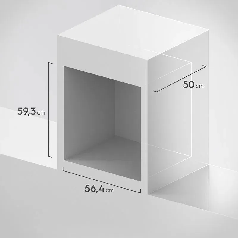 Forno de Embutir Electrolux Elétrico 59L com Timer Preto (OE60M)
