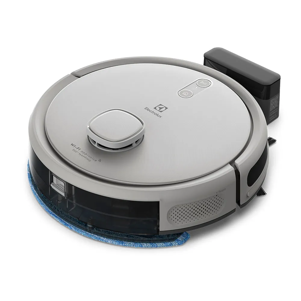 Robô Aspirador Electrolux 4 em 1 Wi-Fi Experience até 1h40 Mapeamento Branco (ERB62)
