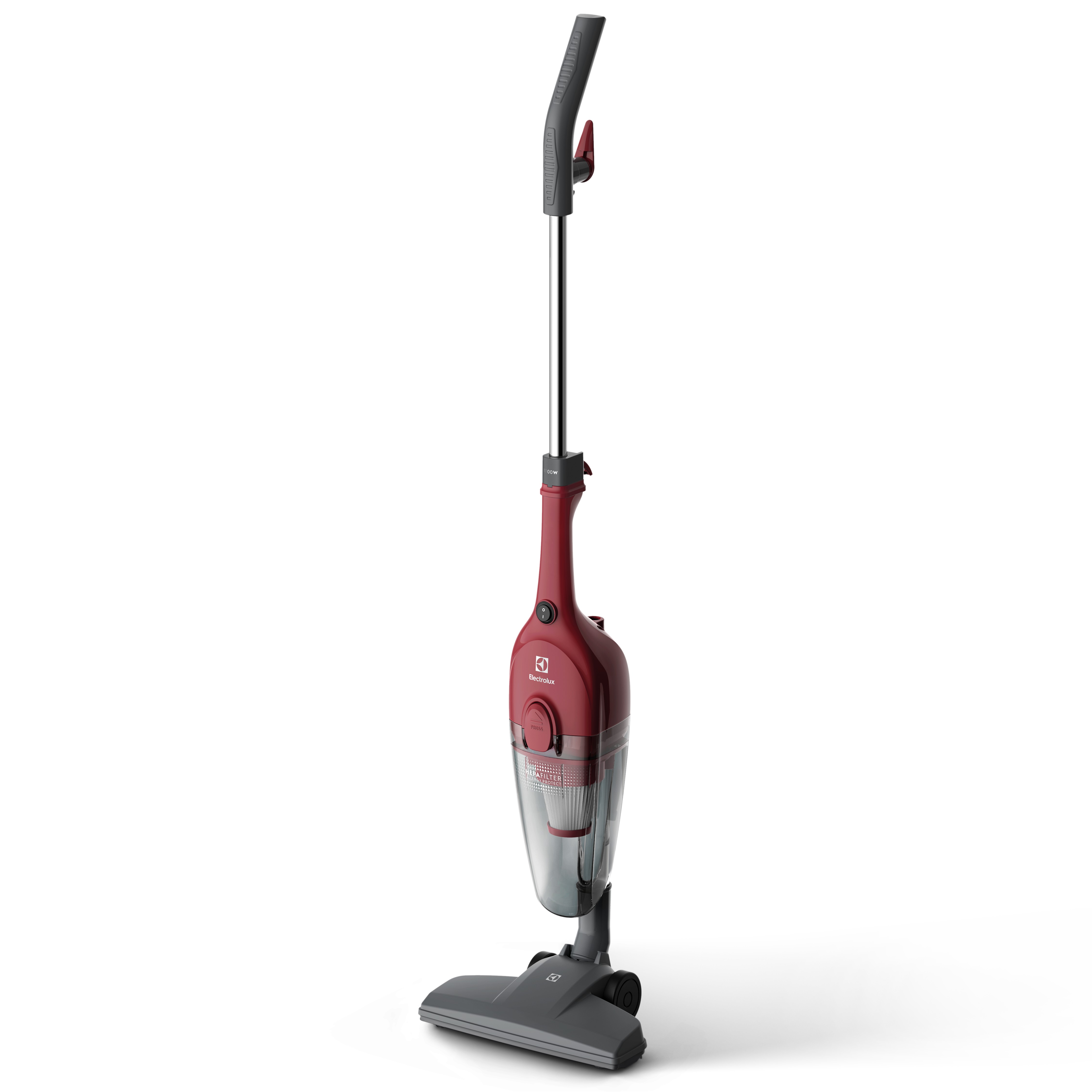 Aspirador de Pó Vertical com Fio Electrolux 1100W 2 em 1 Filtro HEPA Vermelho (STK13)