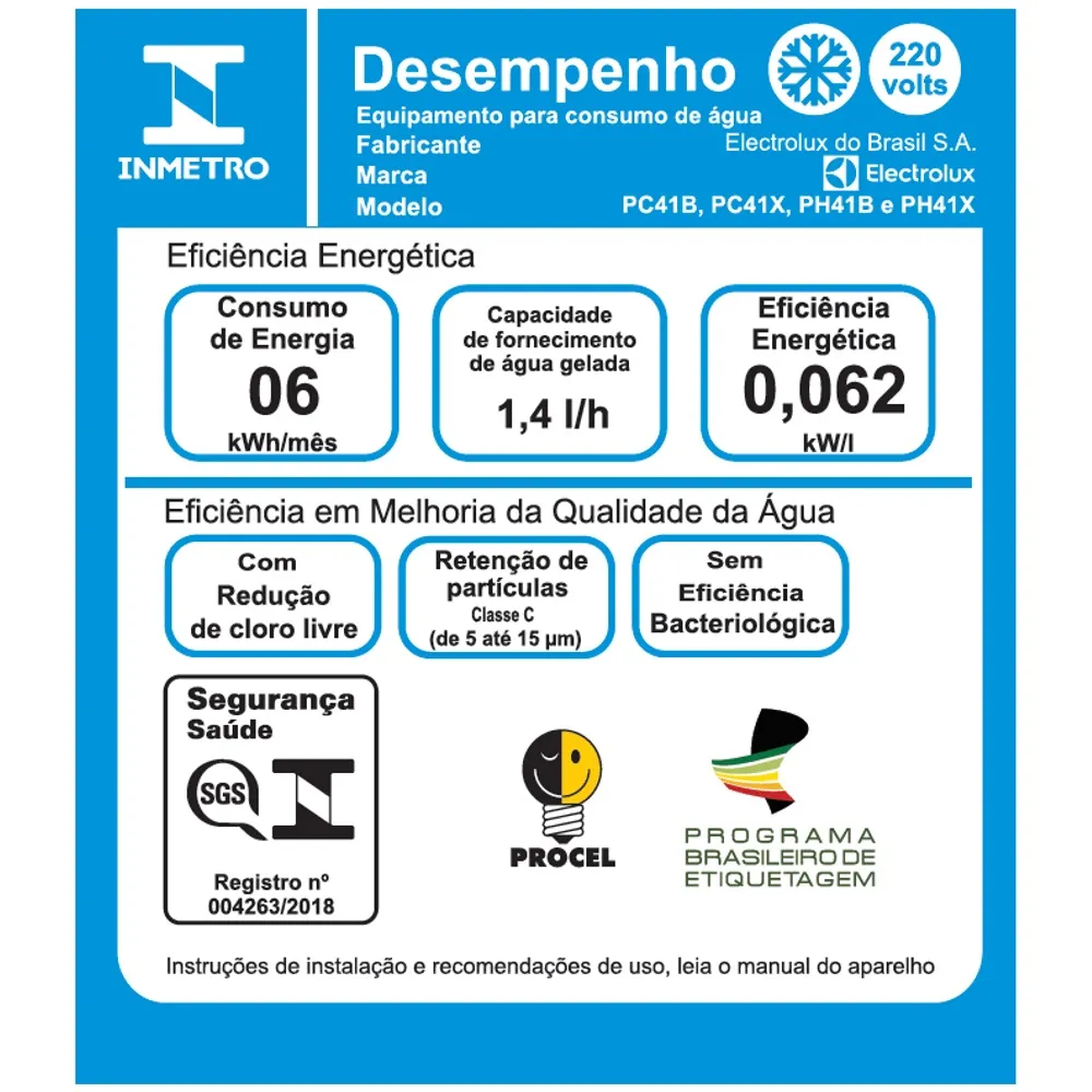 Purificador Electrolux com Compressor, Água Quente e Painel Digital Branco (PH41B)