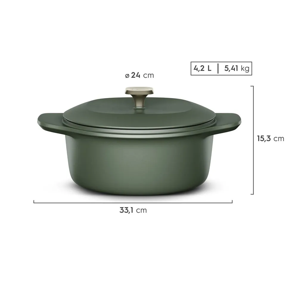 Kit Panela Ferro Fundido Molheira Electrolux + Panela de Ferro Fundido Caçarola + Frigideira de Ferro Fundido Electrolux Linha 100 Anos Celebre