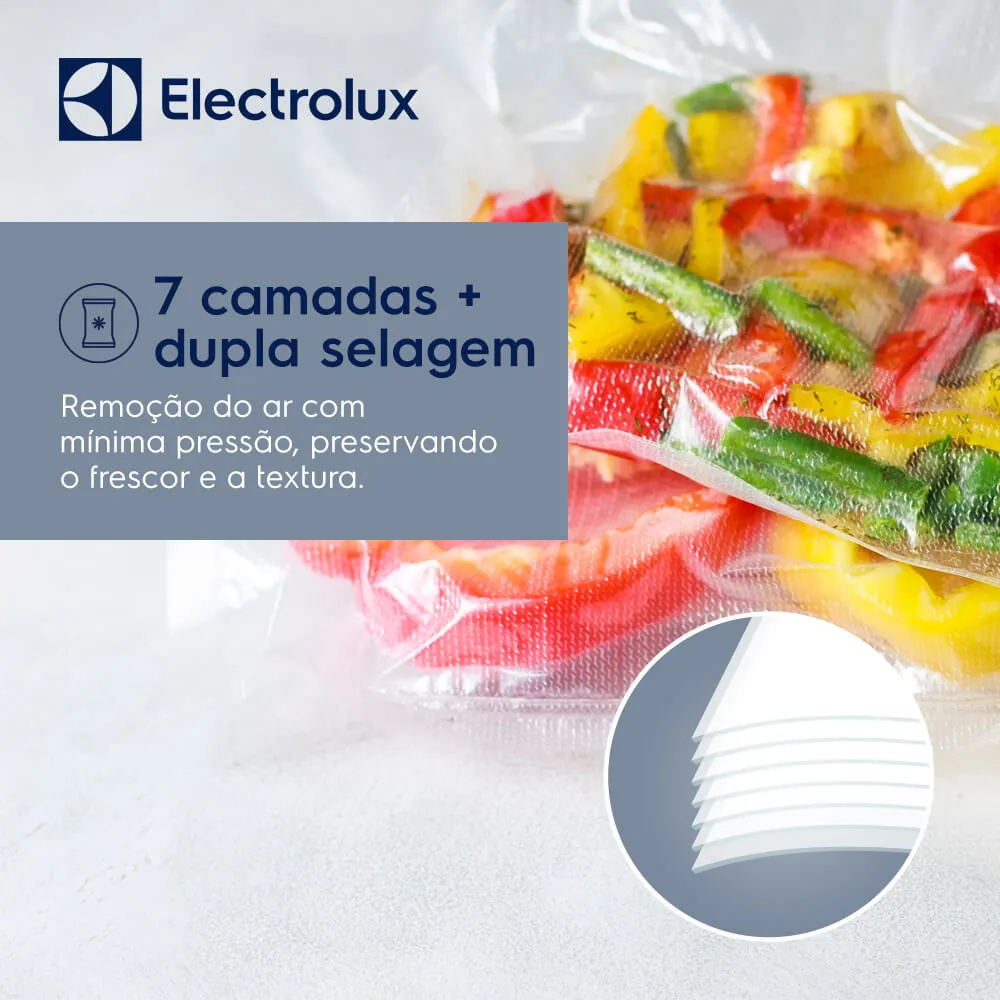 Kit Rolos de Sacos Electrolux para Seladoras a Vácuo 02 Unidades