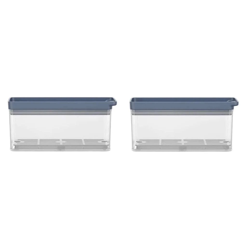 Kit 2 Organizadores de Geladeira Electrolux Experience com Escorredor 1,5L