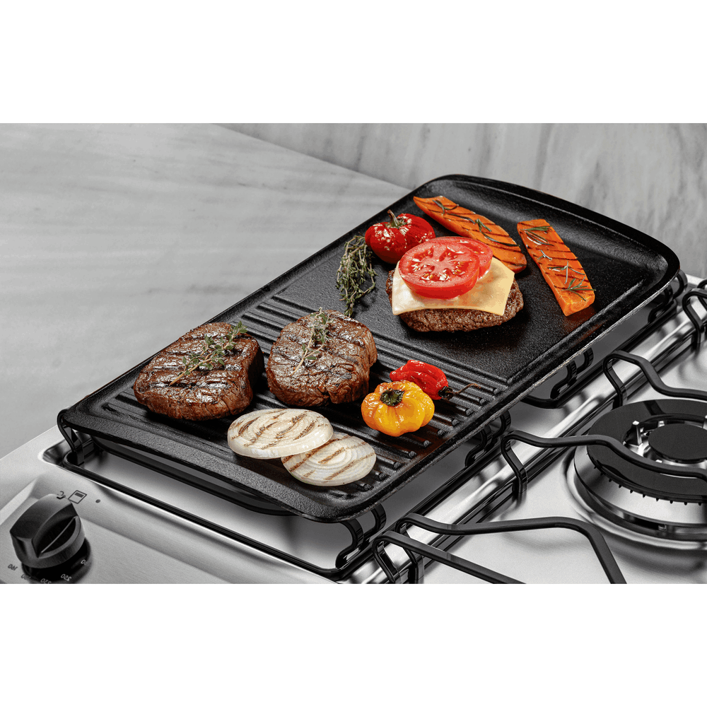 Chapa Grill Electrolux de ferro fundido para Fogão. Indução. Forno e Churrasqueiras