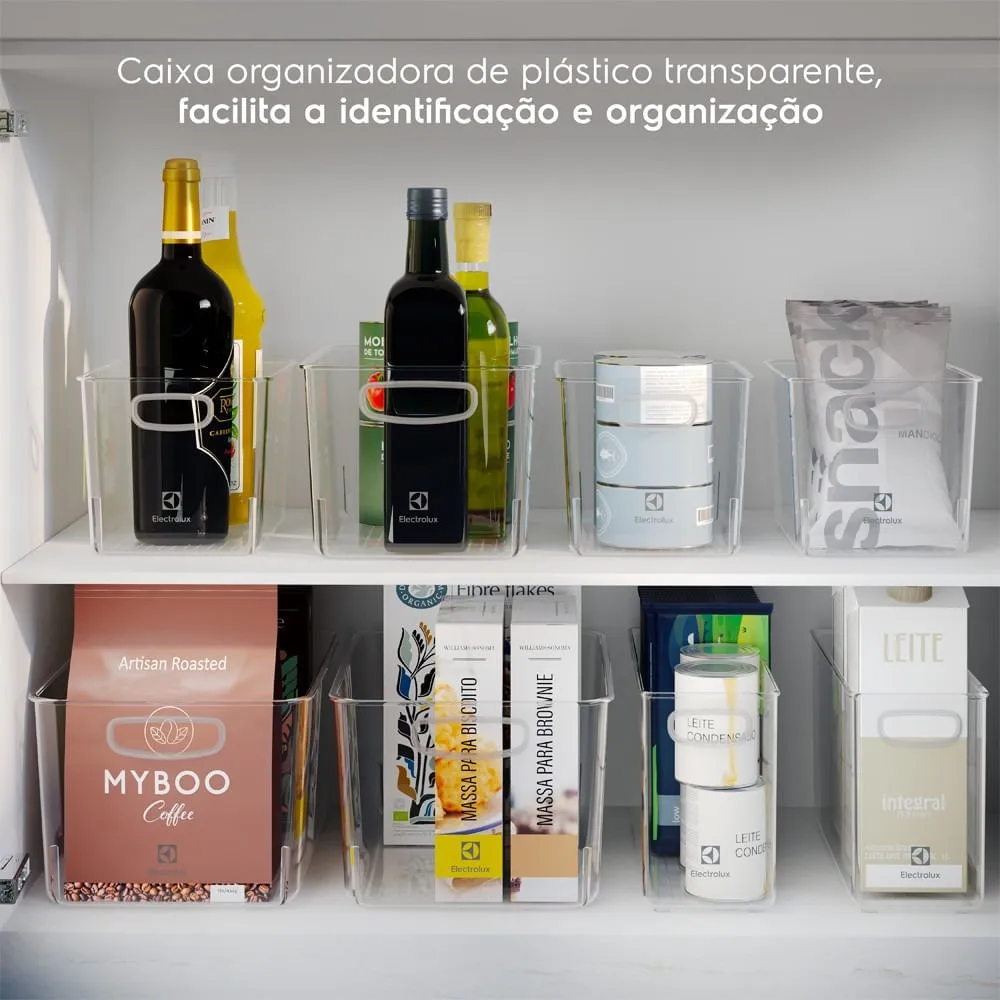 Kit 2 Caixas Organizadoras Electrolux Experience Modular 3,3L