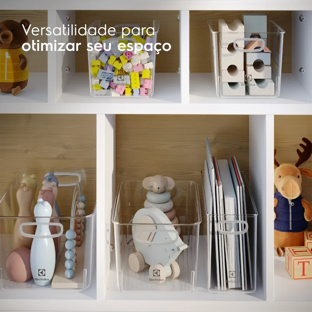 Kit Caixas Organizadoras Electrolux Experience 14,4 Litros Modular