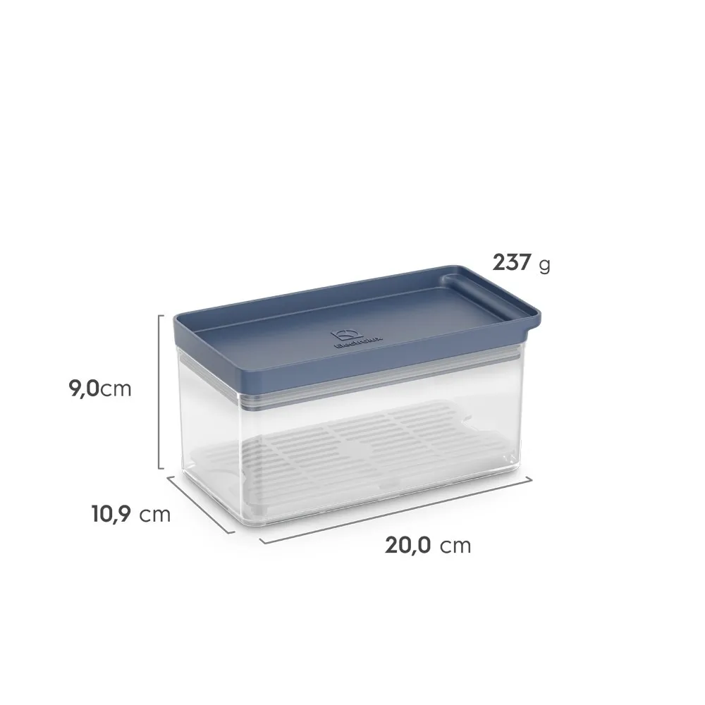 Organizador de Geladeira Electrolux Experience com Escorredor 1,5L