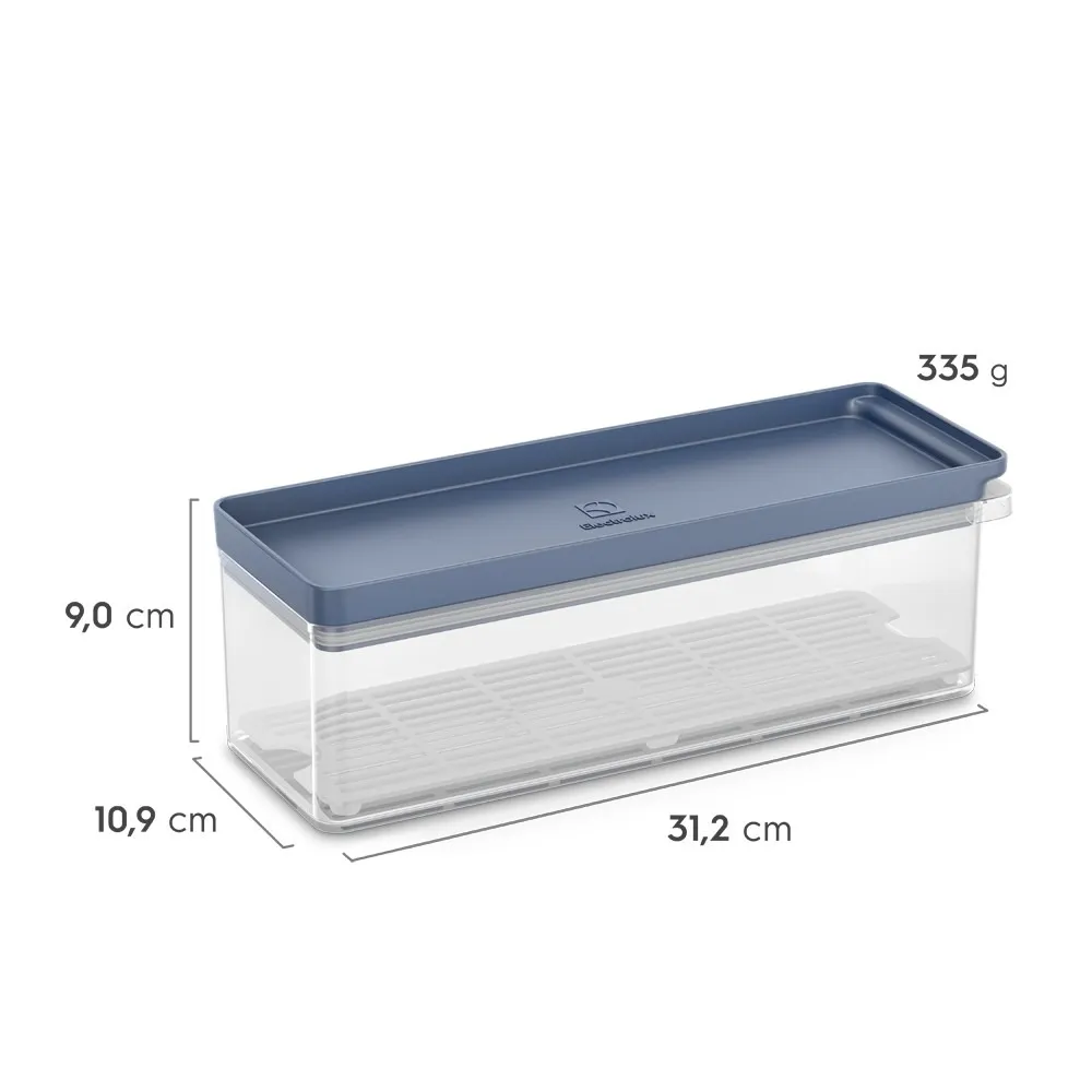 Organizador de Geladeira Electrolux Experience com Escorredor 2,3L