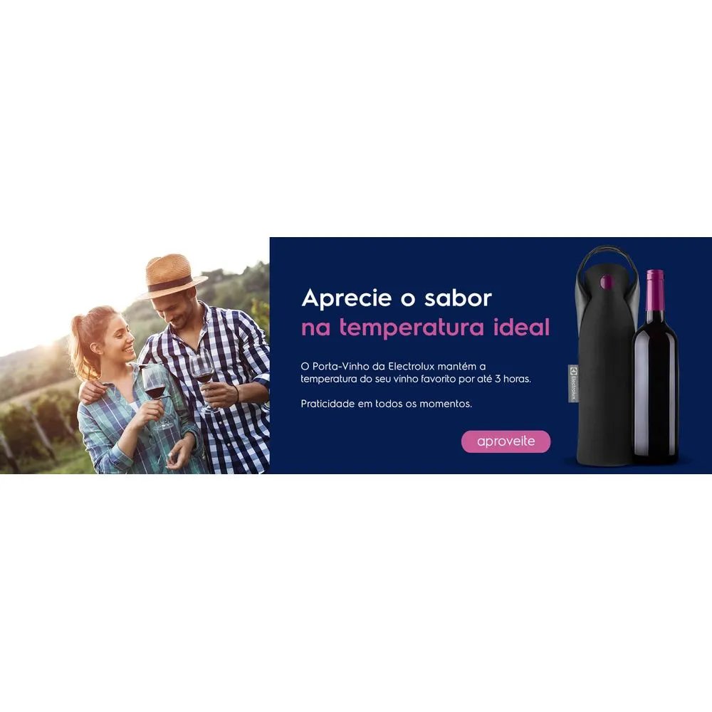 Kit de Porta Vinho + Abridor de Vinho Elétrico Electrolux